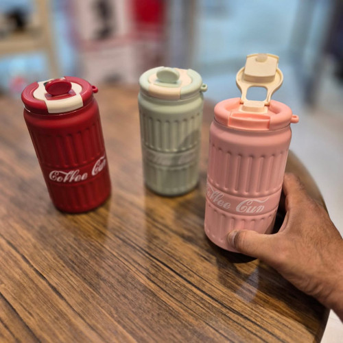 تراول ماگ استیل دوجداره رنگی آسان نوش